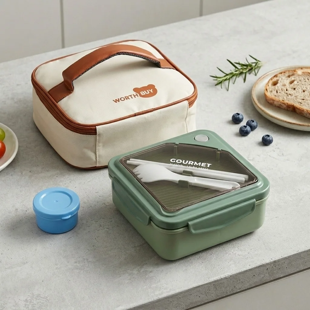 Meal Prep Or Prep Meal - Microwavable Plastic Bento Lunch Box Leakproof
