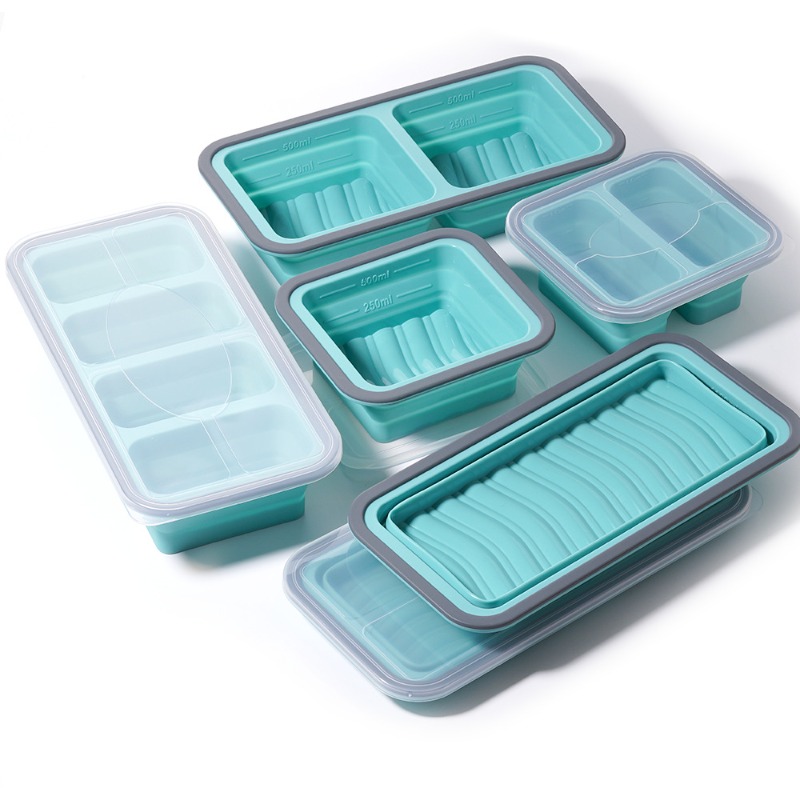 Meal Prep Template - Freezer Tray with Lid 2 pcs