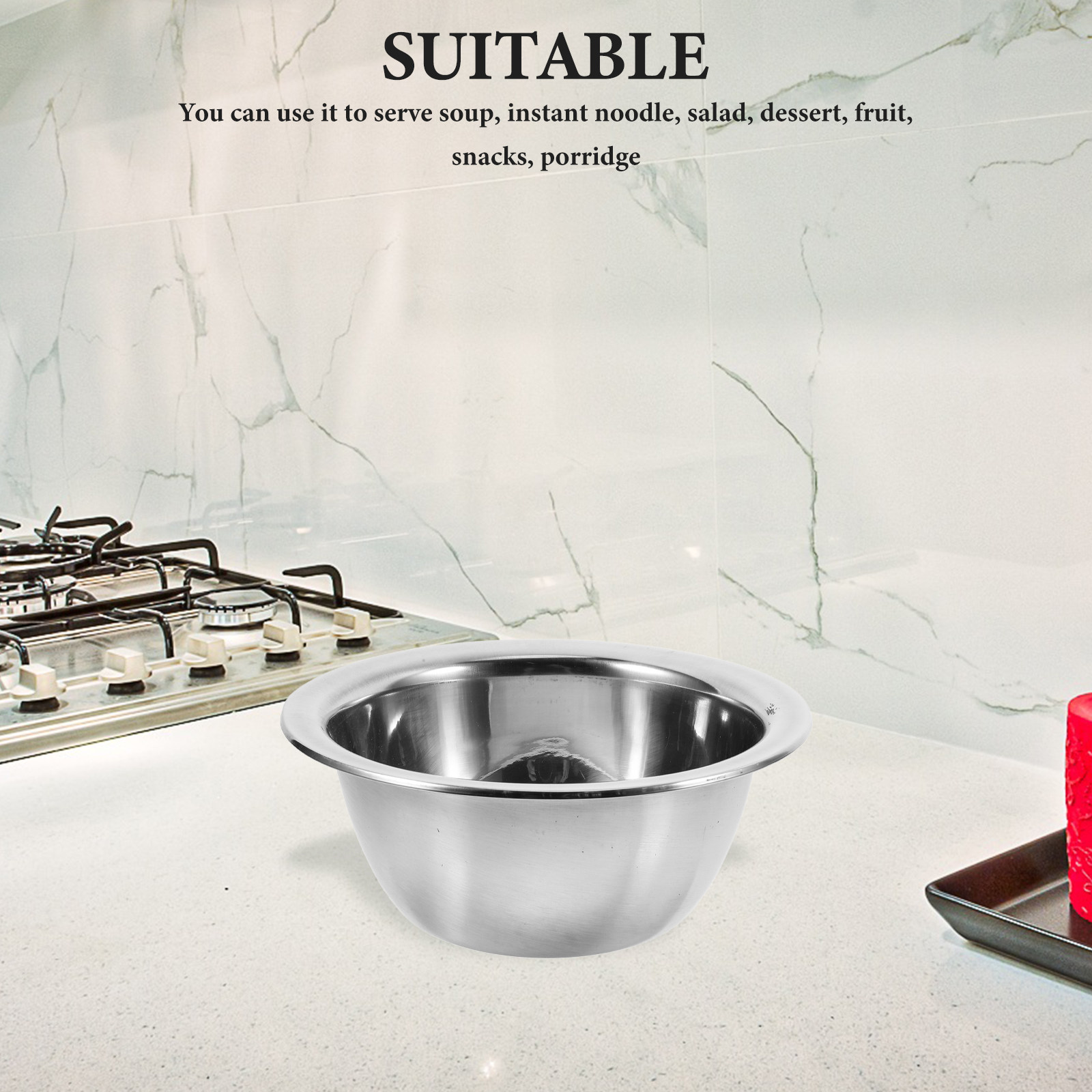 1Pcs Stainless Steel Bowl Prof - Meal Prep Bowl recension och pris