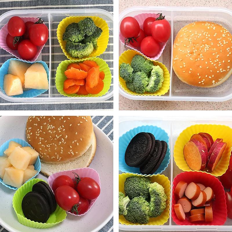 Lunch Box Divider Cup Reusable - Meal Prep Template recension och pris