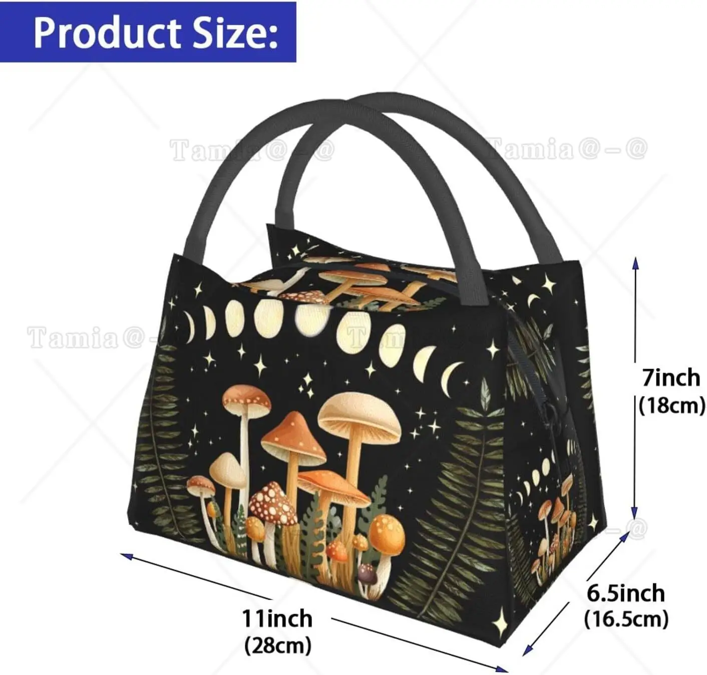 Moon Mushroom Insulated Lunch  - Meal Prep Or Prep Meal recension och pris