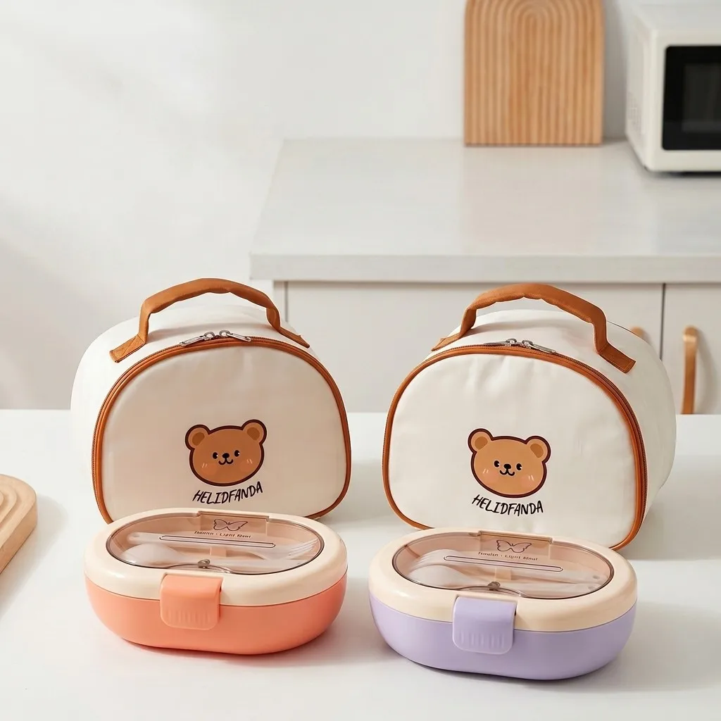 Portable Plastic Bento Lunch B - Meal Prep Or Prep Meal recension och pris