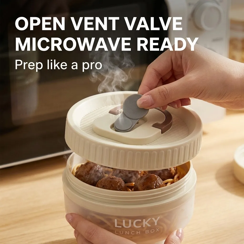 Portable Plastic Bento Box Mic - Meal Prep Or Prep Meal recension och pris