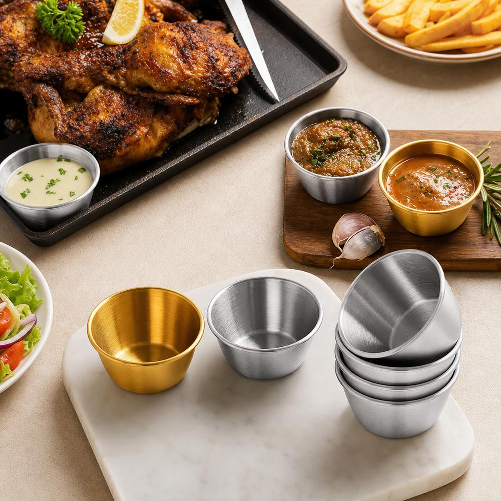Stainless Steel Sauce Cups Min - Sauce Dipping Cup recension och pris