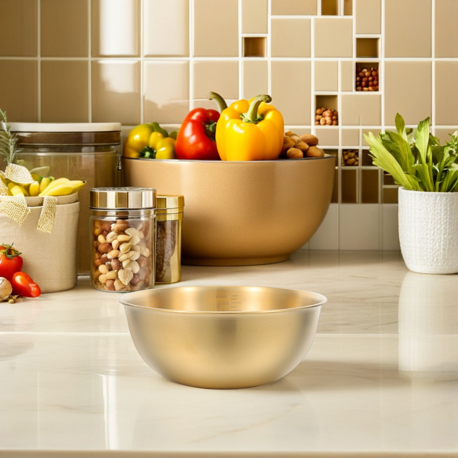 Stainless Steel Mixing Bowl wi - Meal Prep Bowl recension och pris