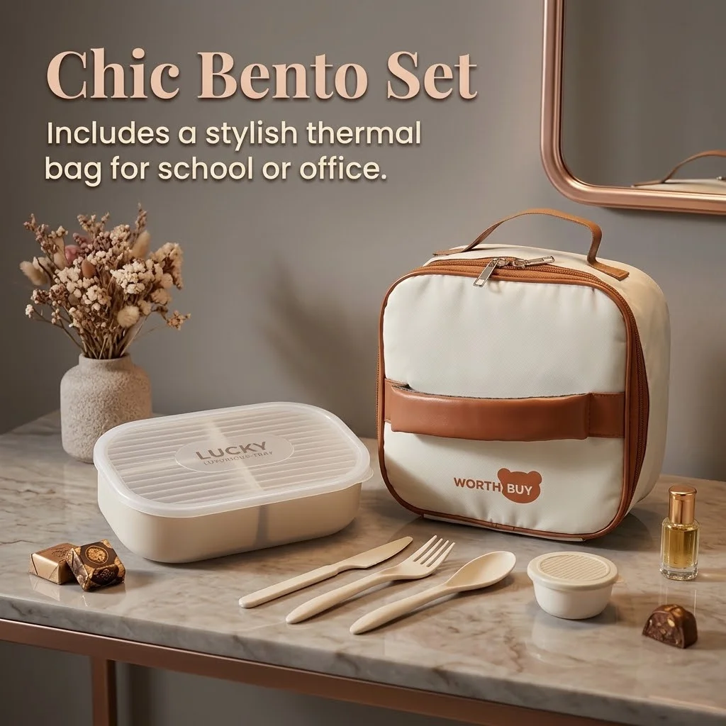 3 Compartment Plastic Bento Lu - Meal Prep Or Prep Meal recension och pris