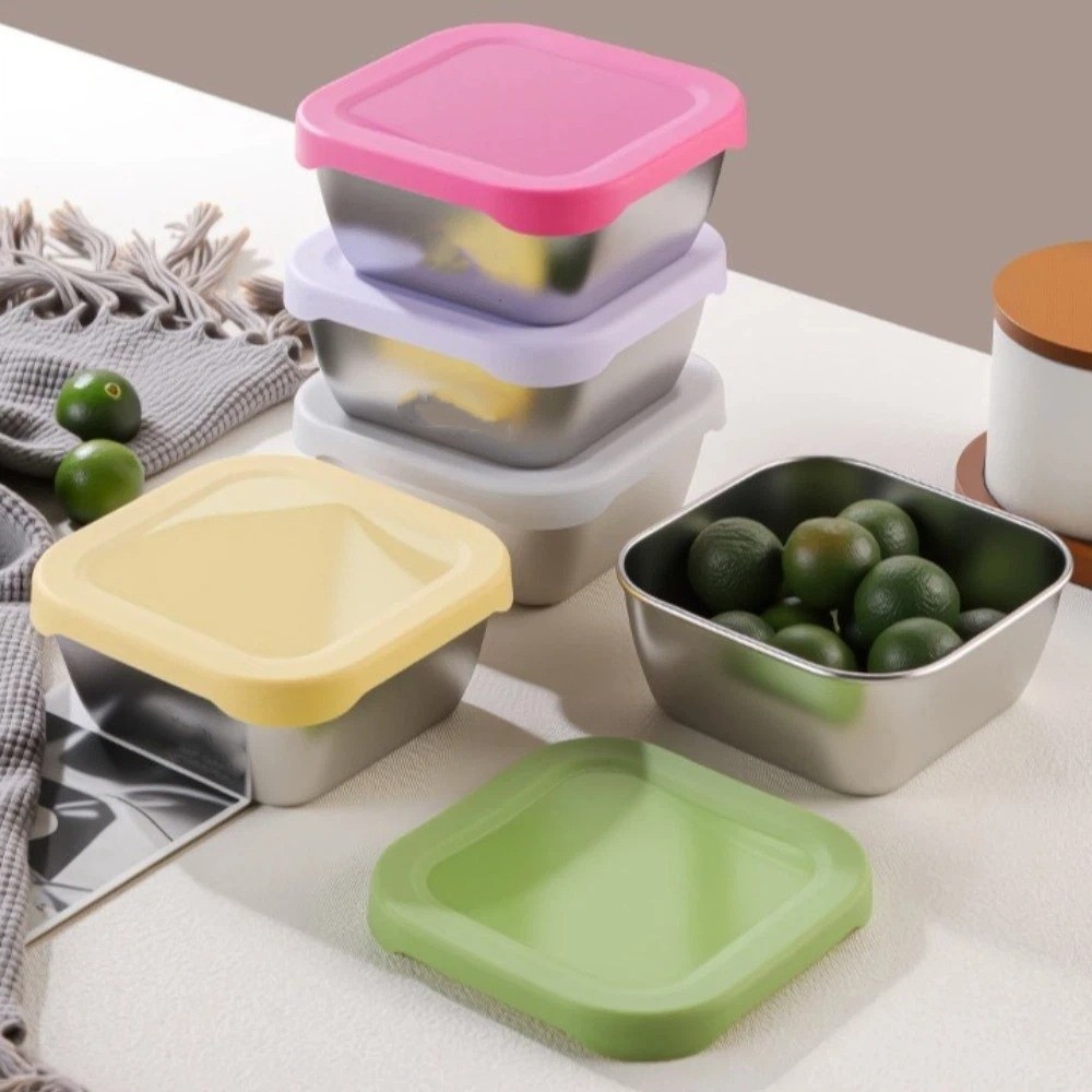 Silicone Lid Stainless Steel F - Meal Prep With Rice recension och pris