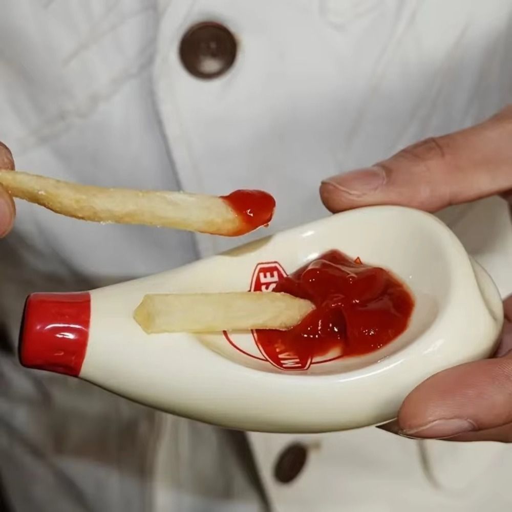 New Tomato Shaped Sauce Plates - Sauce Dipping Cup recension och pris