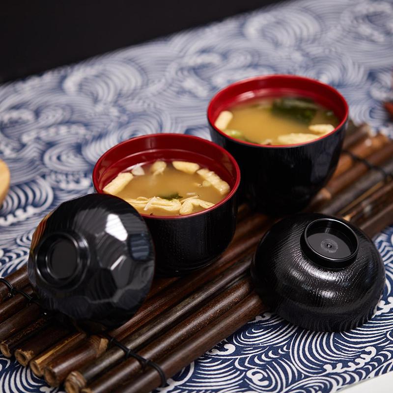 2 Tone Miso Soup Bowl with Lid - Meal Prep With Rice recension och pris