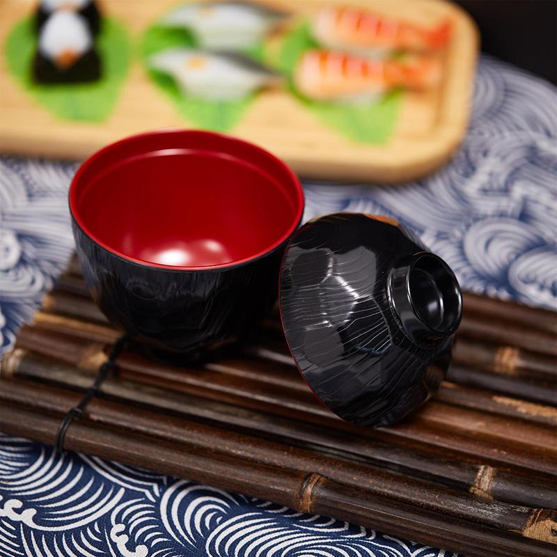 2 Tone Miso Soup Bowl with Lid - Meal Prep With Rice recension och pris