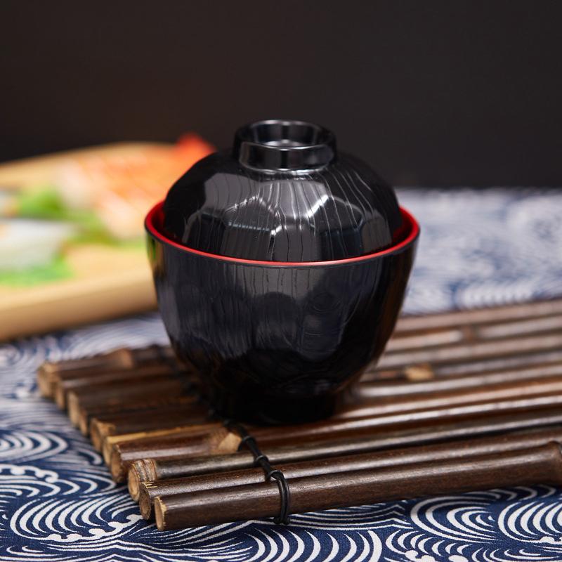 2 Tone Miso Soup Bowl with Lid - Meal Prep With Rice recension och pris