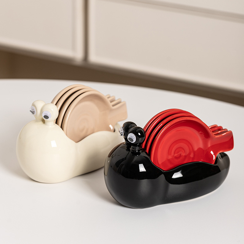 Snail Ceramic Small Dish House - Sauce Dipping Cup recension och pris
