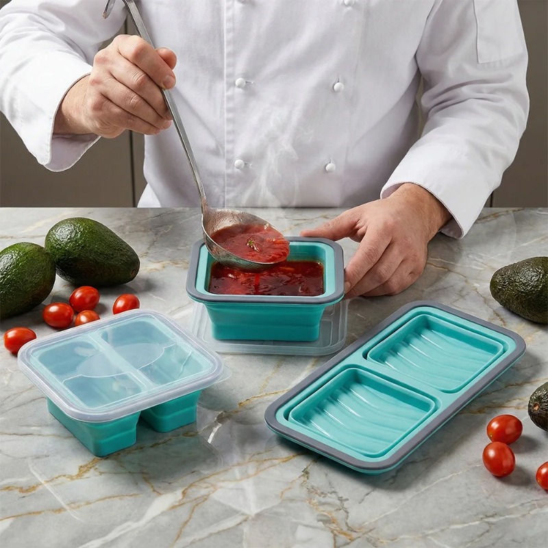 Freezer Tray with Lid 2 pcs Si - Meal Prep Template recension och pris