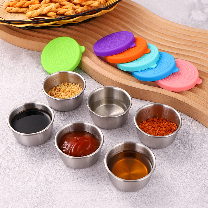 1/4Pcs Stainless Steel Dipping - Sauce Dipping Cup recension och pris