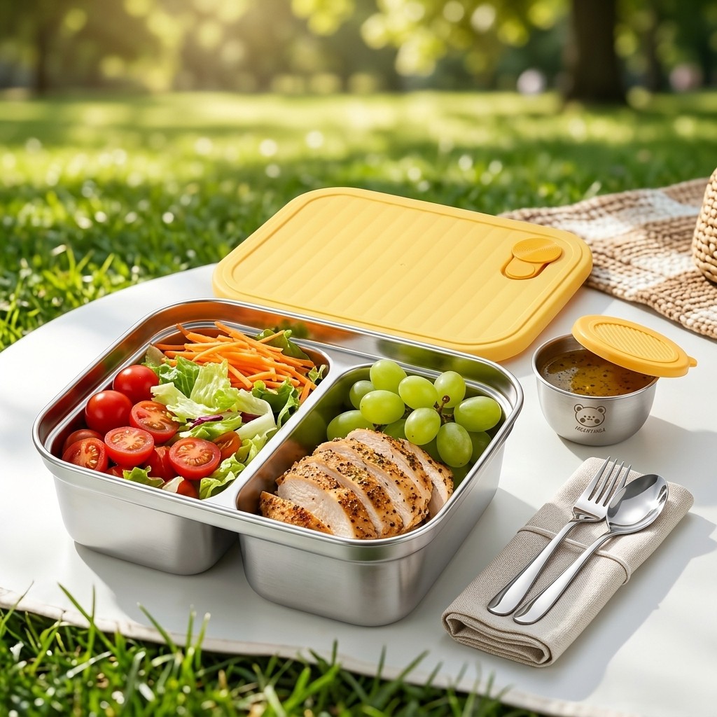 304 Stainless Steel Lunch Cont - Meal Prep Bowl recension och pris