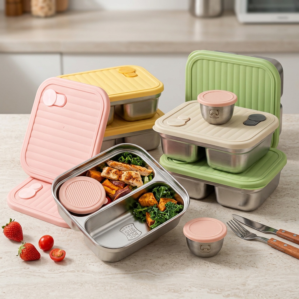 304 Stainless Steel Lunch Cont - Meal Prep Bowl recension och pris